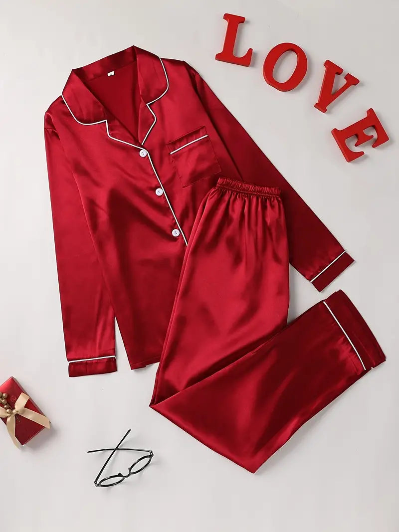 Liana | Women's Satin Pajama Set