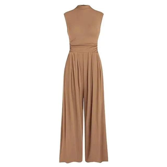 Olivia | Women's Sleeveless Wide Leg Formal Jumpsuit