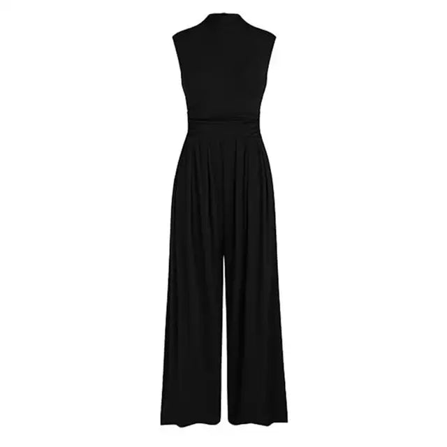 Olivia | Women's Sleeveless Wide Leg Formal Jumpsuit