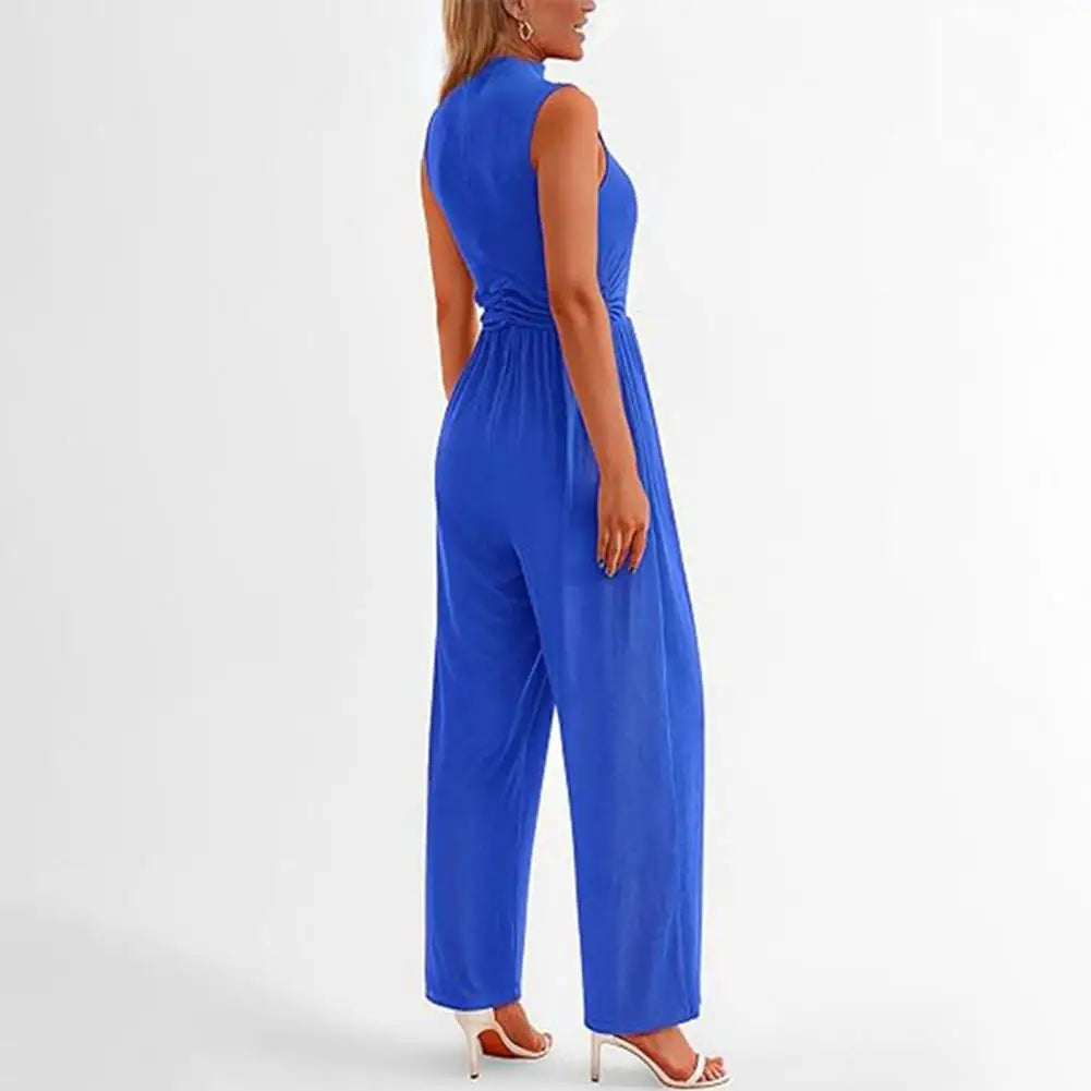 Olivia | Women's Sleeveless Wide Leg Formal Jumpsuit