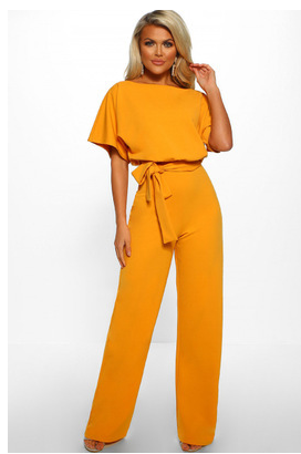 Aria | Women's Batwing Sleeve Boat Neck Jumpsuit