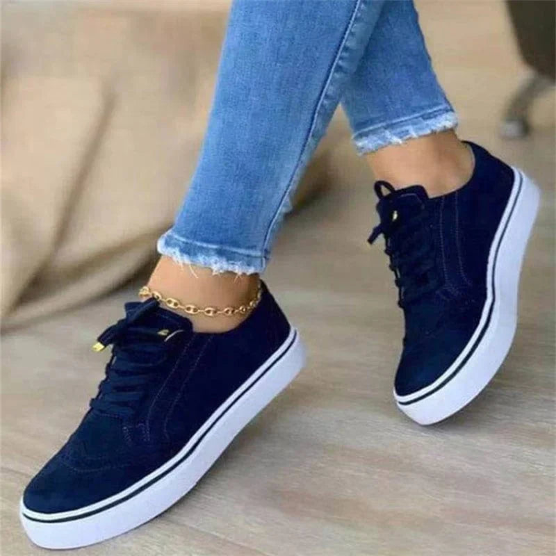 Nora | Women's Platform Lace-Up Sneakers