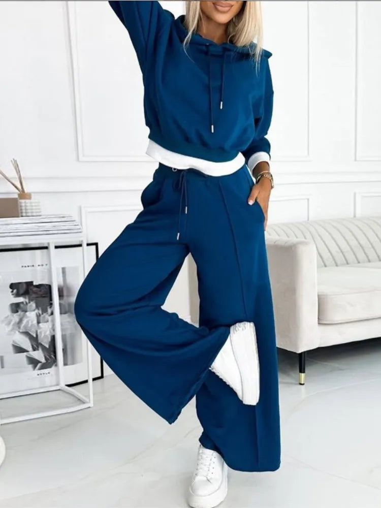 Sienna | Women's Cozy Hoodie Split-Hem Lounge Set