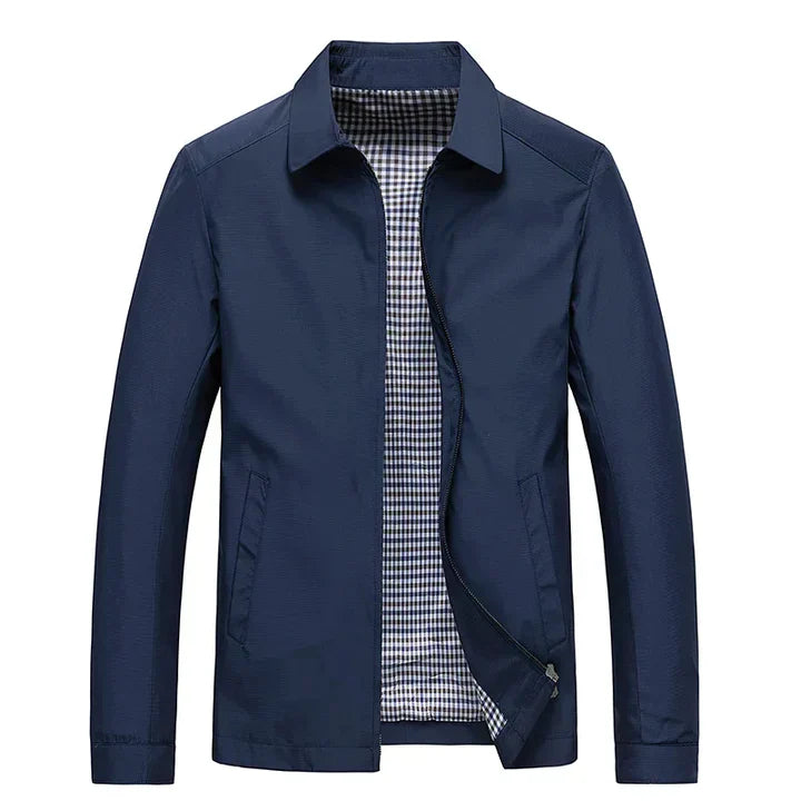 Ethan | Men's Zip-Up Collared Jacket