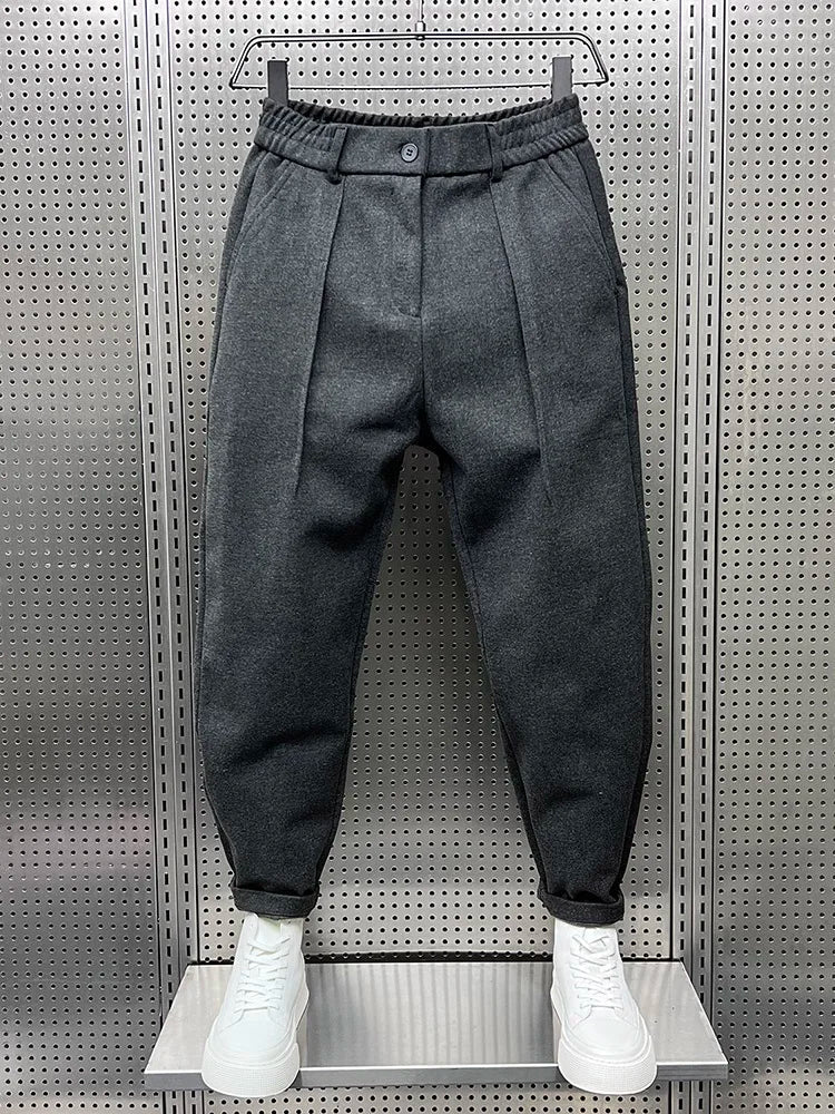 Victor | Men's Double Pleated Tapered Trousers