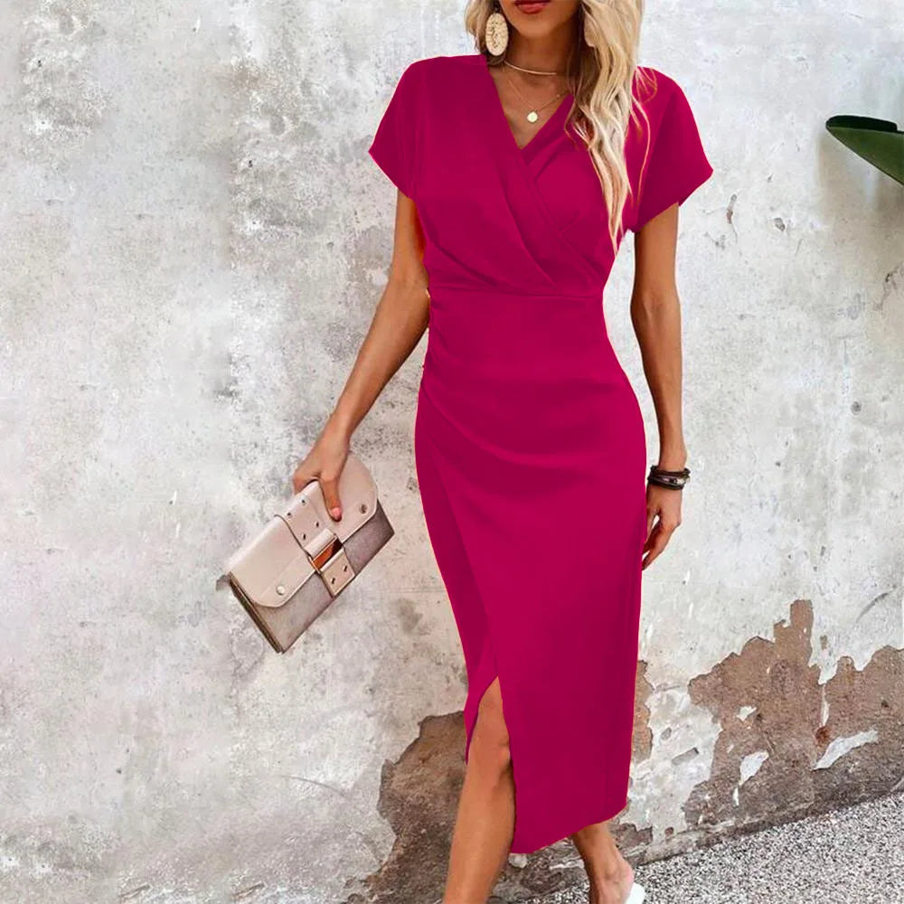 Lila | Women's V-Neck Summer Wrap Dress