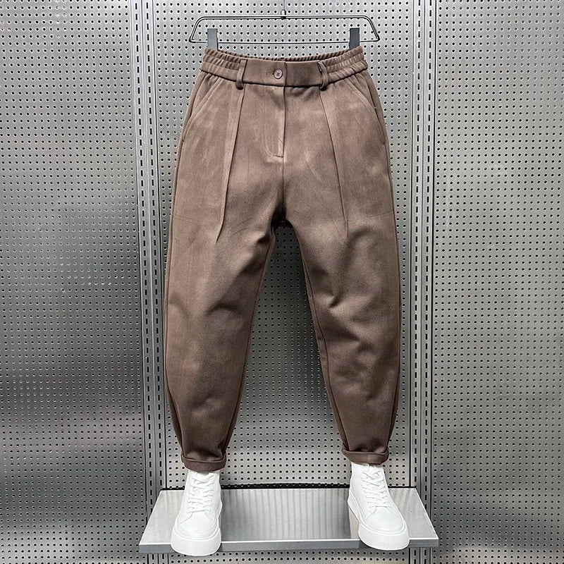 Victor | Men's Double Pleated Tapered Trousers