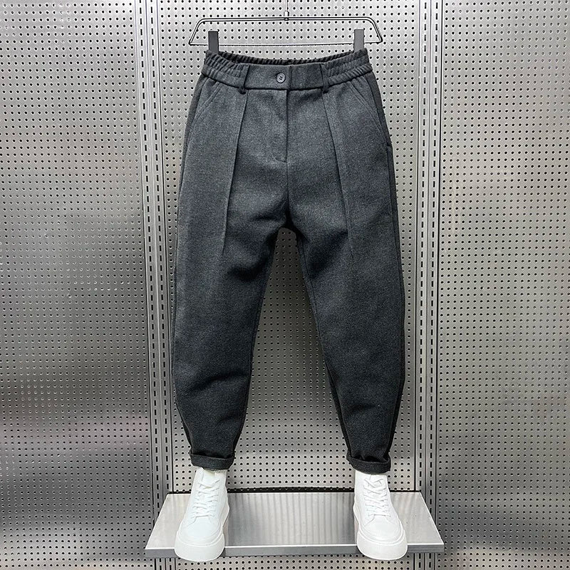 Victor | Men's Double Pleated Tapered Trousers