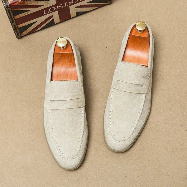 Marcus | Men's Solid Formal Slip On Loafers