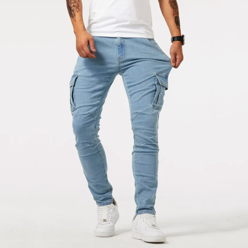 Mason | Men's Slim-Fit Cargo Jeans