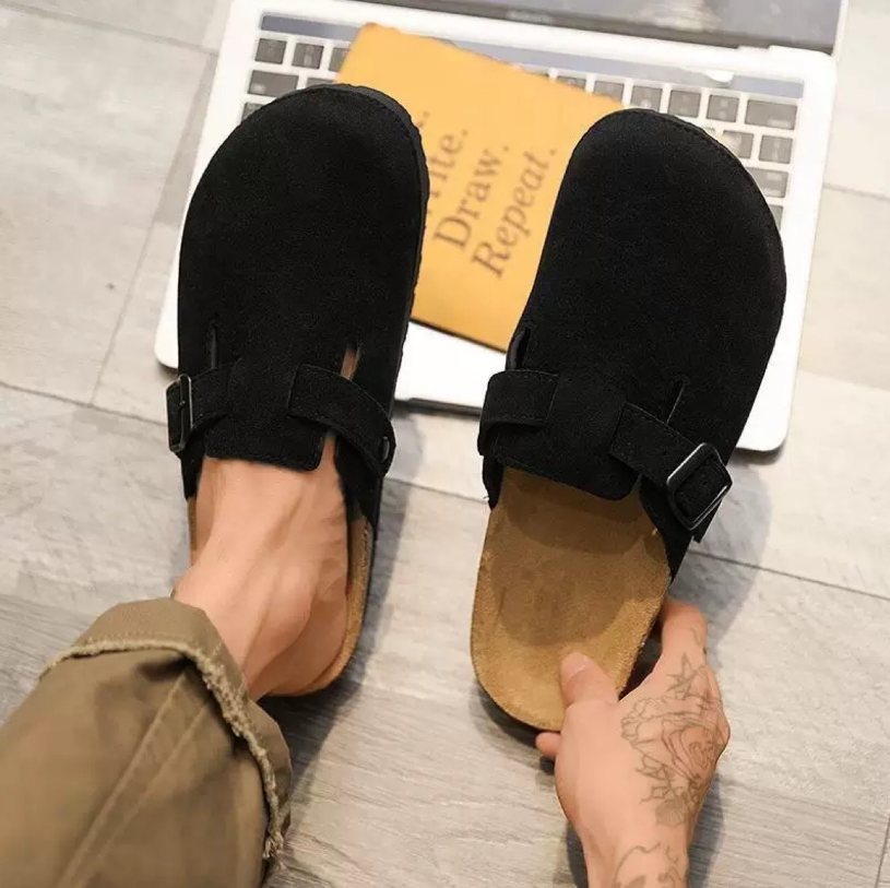 Nora | Women's Flat Closed Toe Buckle Clogs