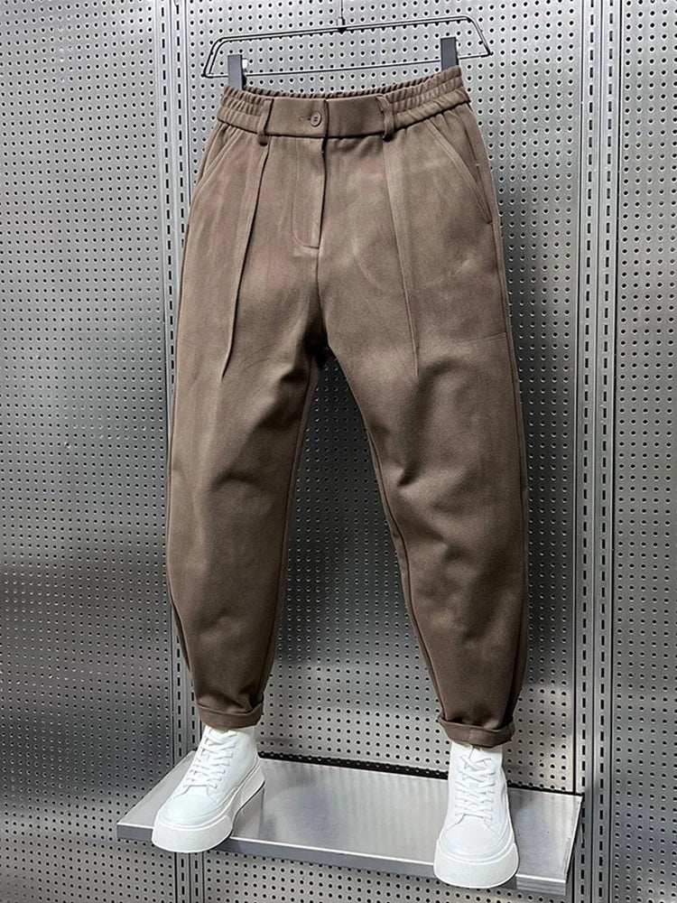 Victor | Men's Double Pleated Tapered Trousers