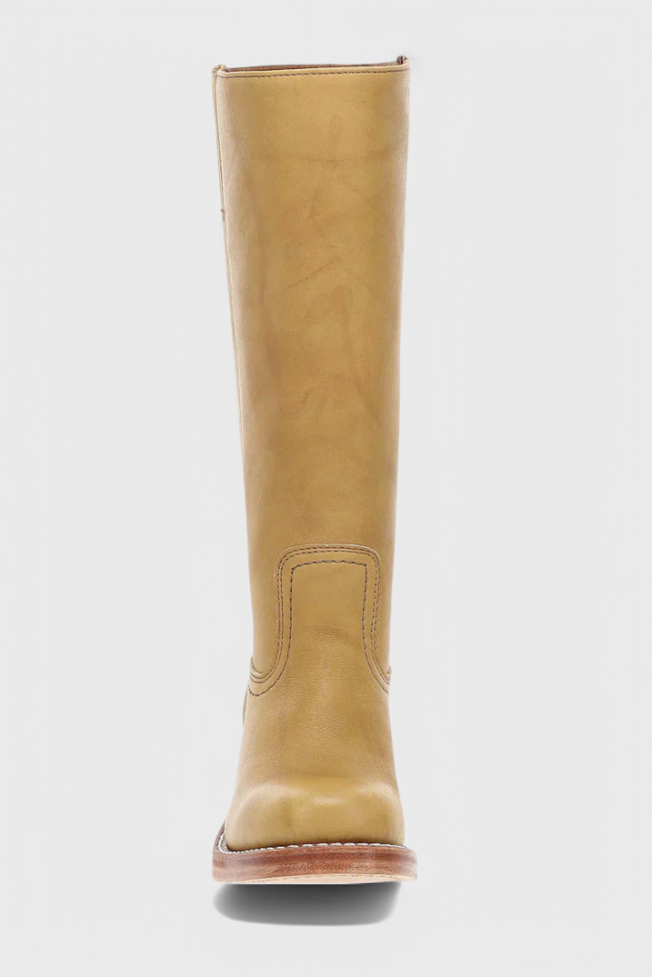 Harper | Women's Mid-Calf Block Heel Leather Boots