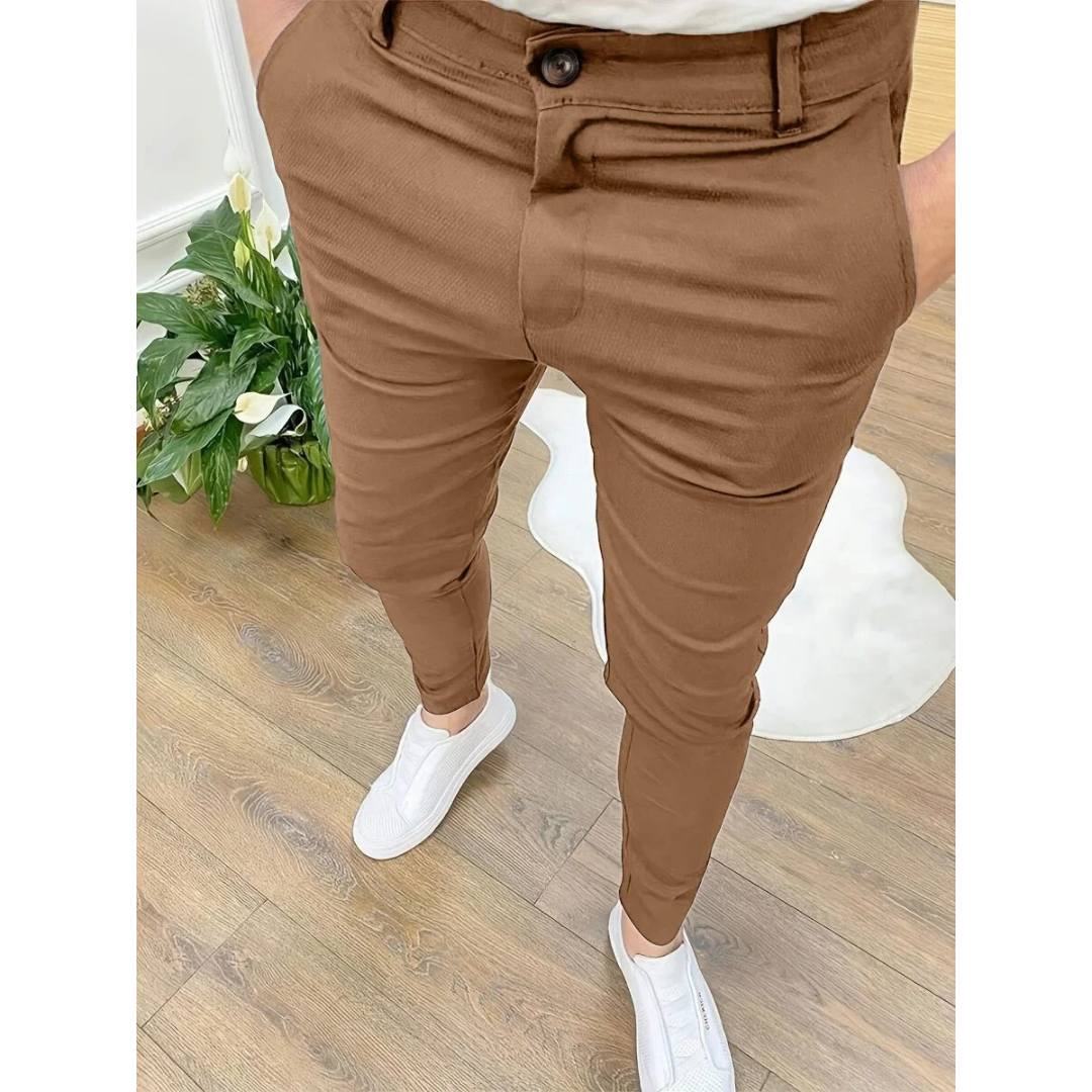 Owen | Men's Slim-Fit Stretch Trousers