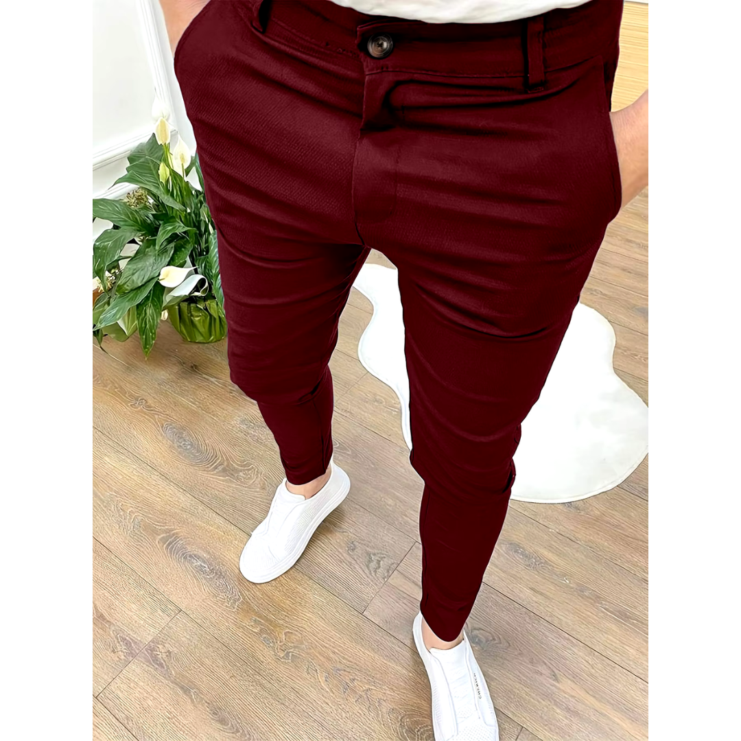 Owen | Men's Slim-Fit Stretch Trousers