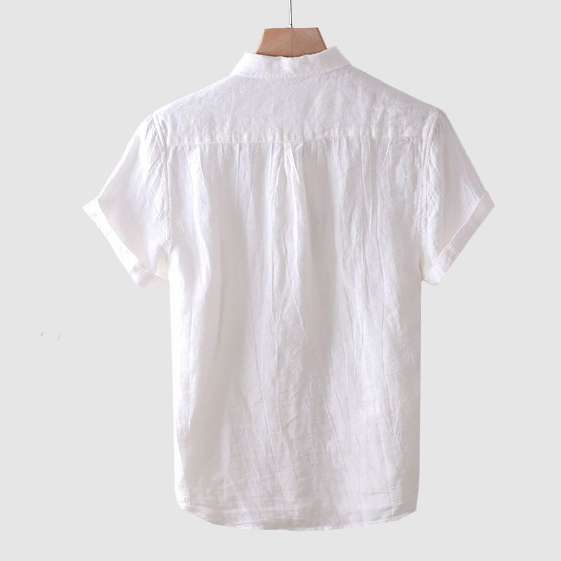 Julian | Men's Wrinkled Linen Shirt