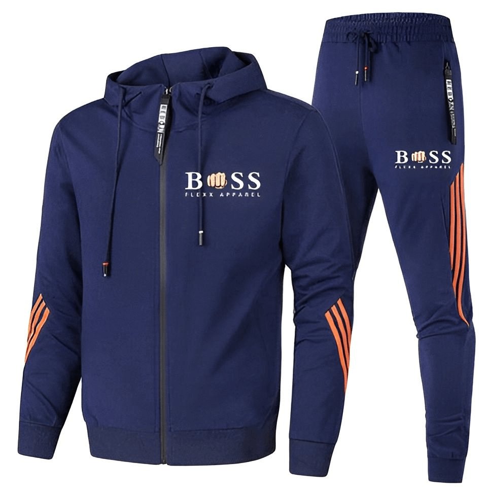 Dylan | Men's Stripe Hoodie And Sweatpant Set