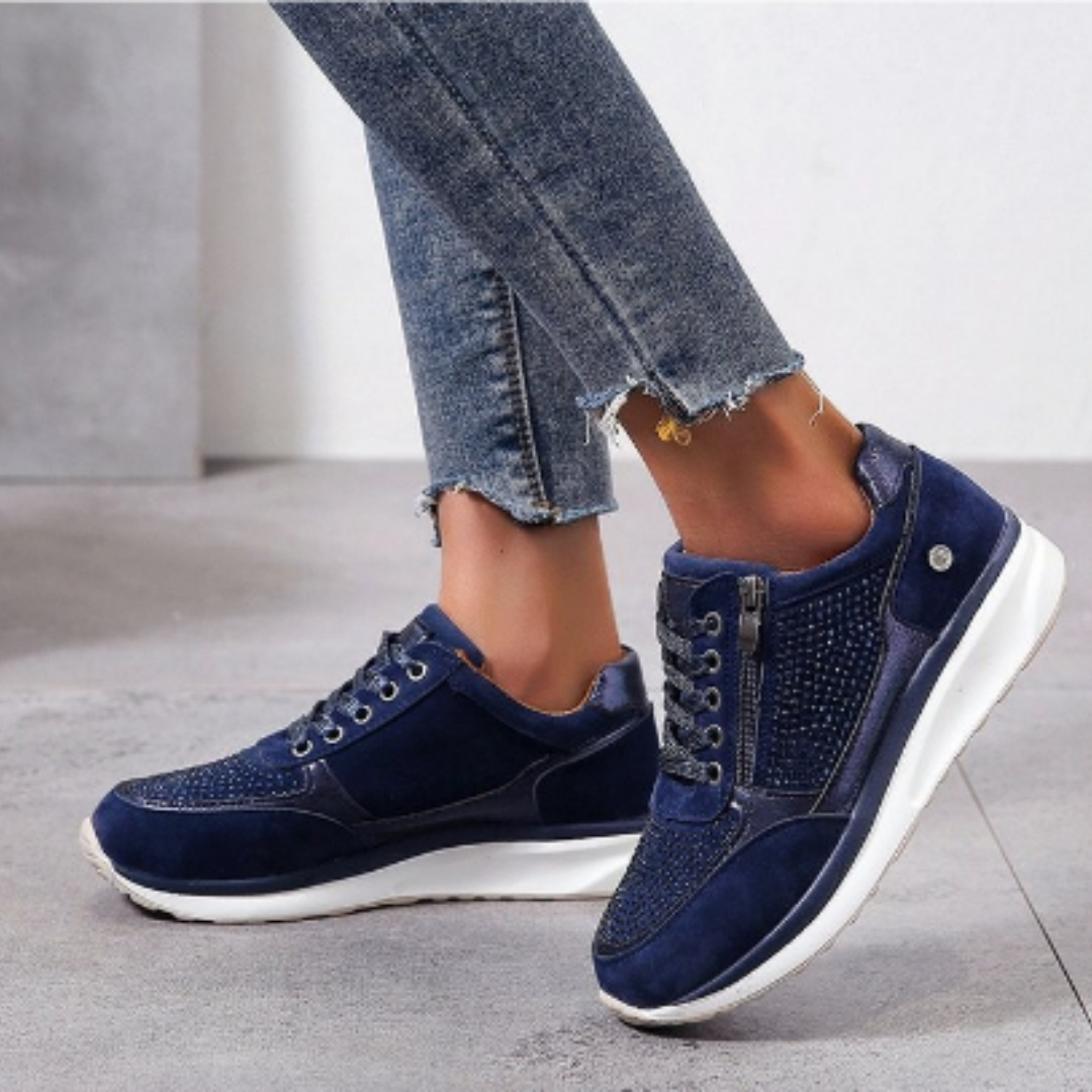 Nora | Women's Platform Lace-Up Sneakers