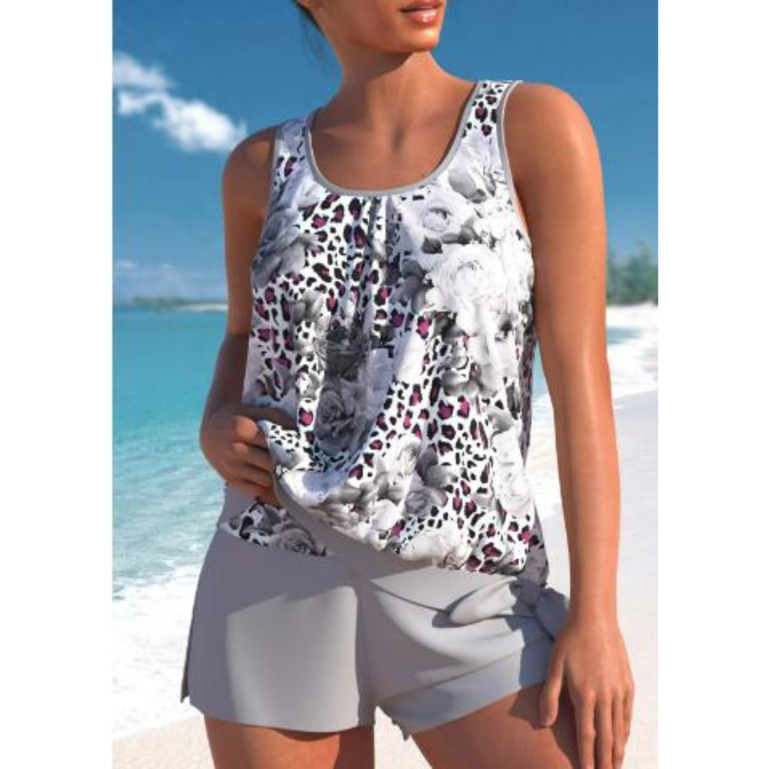 Paisley | Women's Sleeveless Two Piece Tankini Set