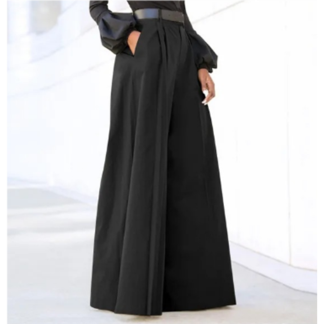 Elena | Women's High-Waist Wide-Leg Palazzo Pants