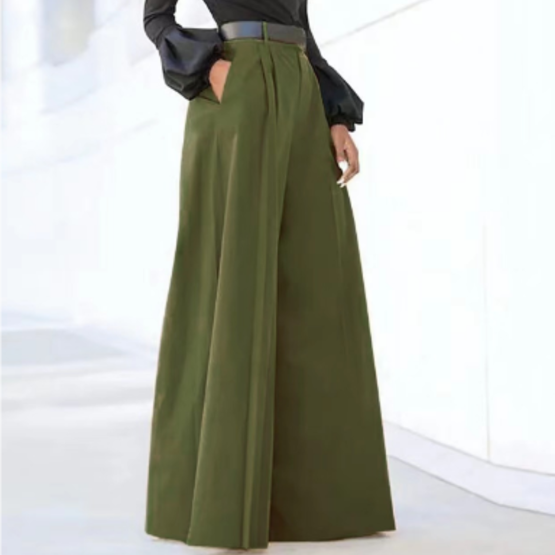 Elena | Women's High-Waist Wide-Leg Palazzo Pants