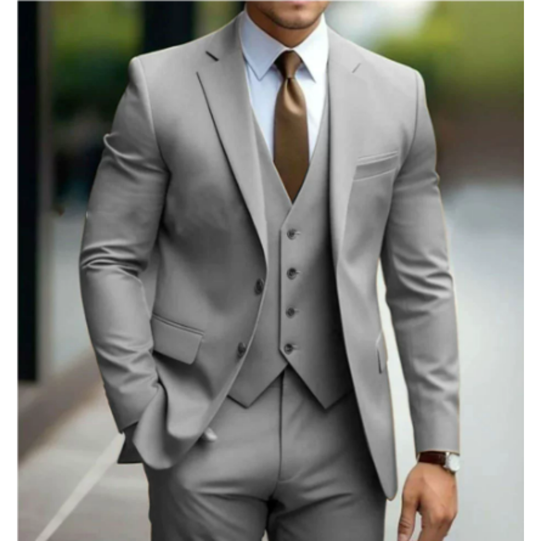 Adrian | Men's Slim Fit Three Piece Suit