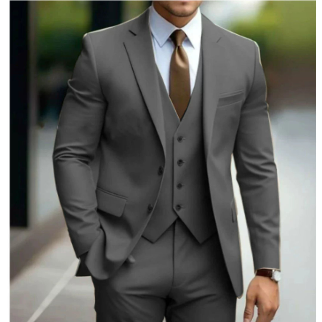 Adrian | Men's Slim Fit Three Piece Suit