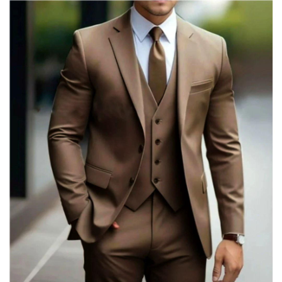 Adrian | Men's Slim Fit Three Piece Suit