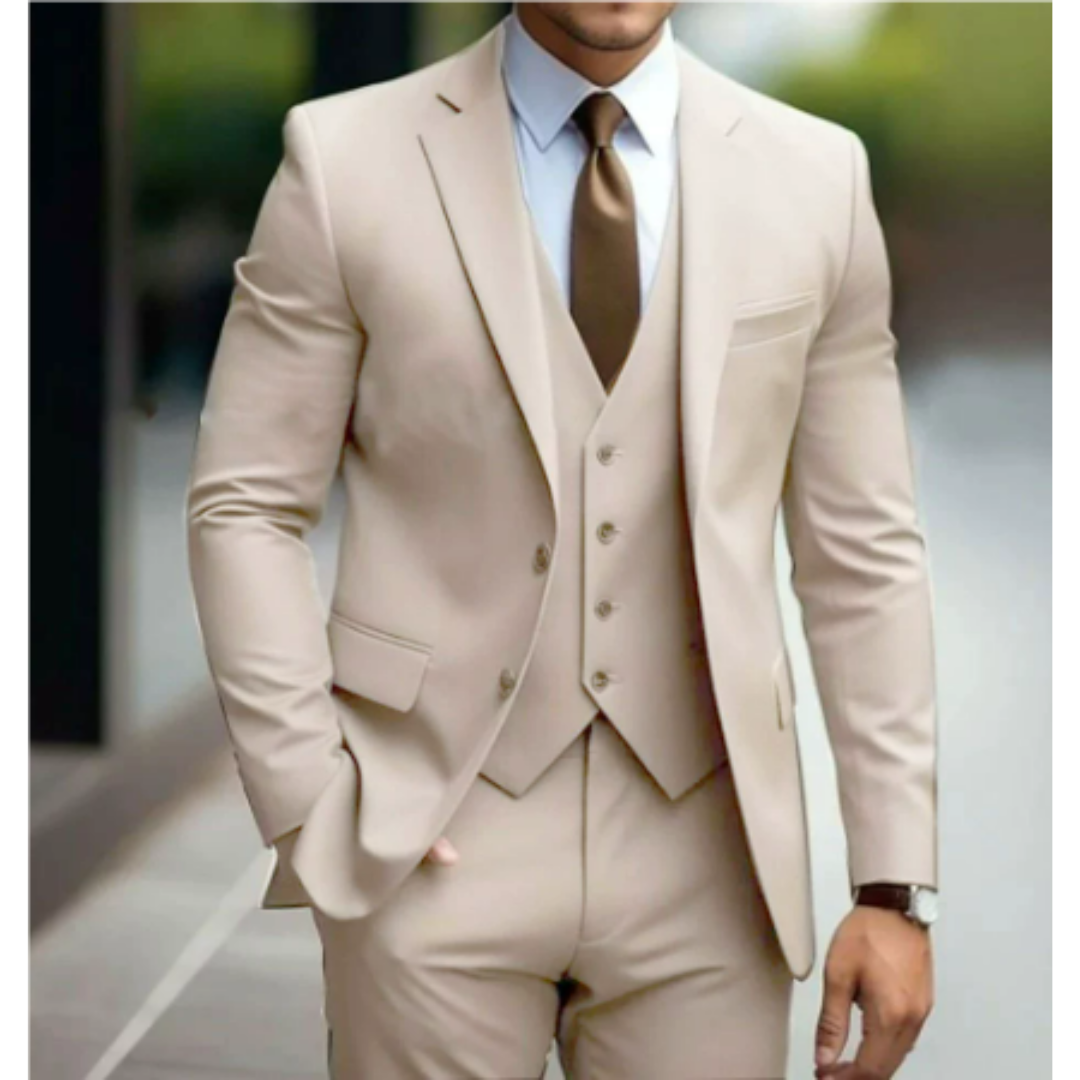 Adrian | Men's Slim Fit Three Piece Suit