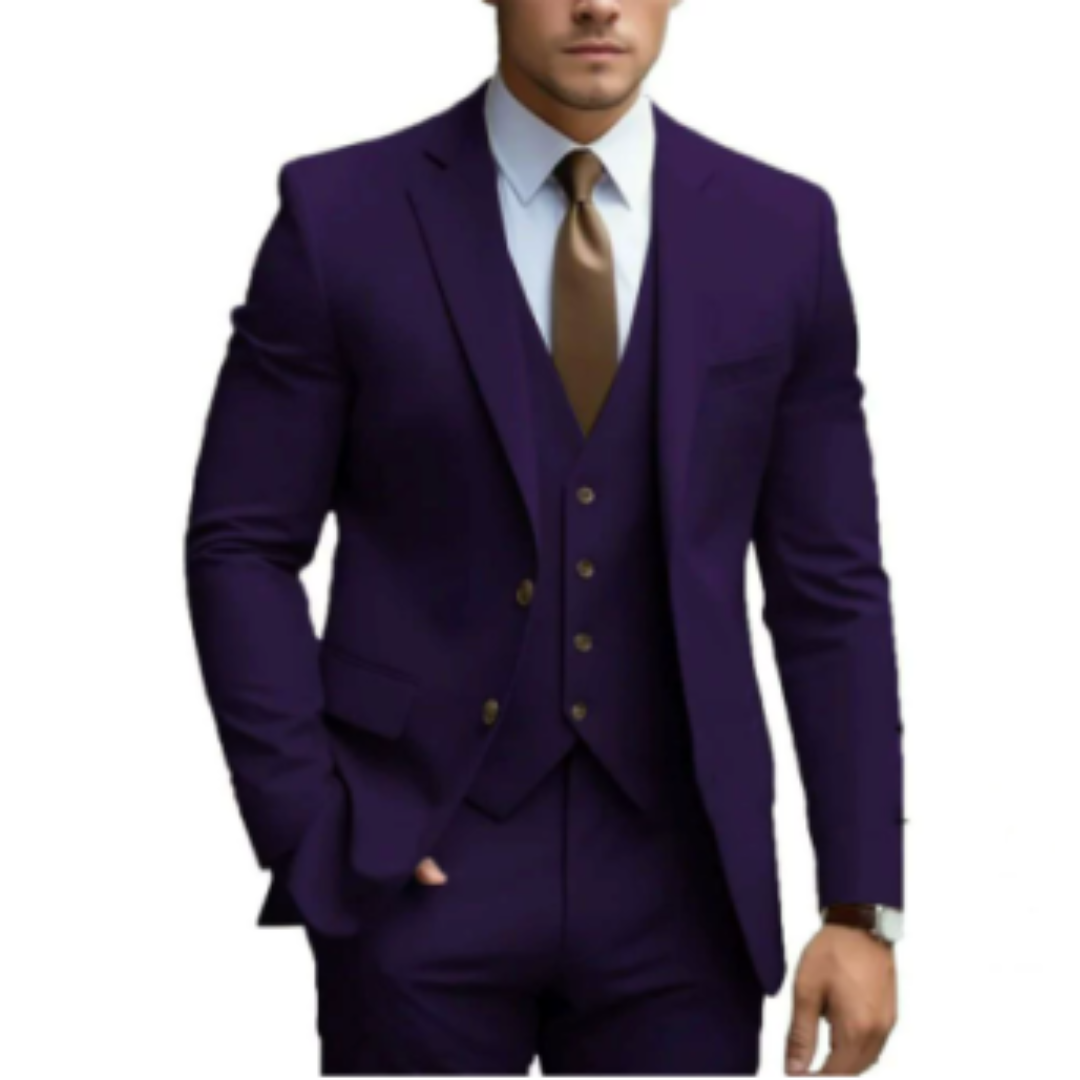 Adrian | Men's Slim Fit Three Piece Suit