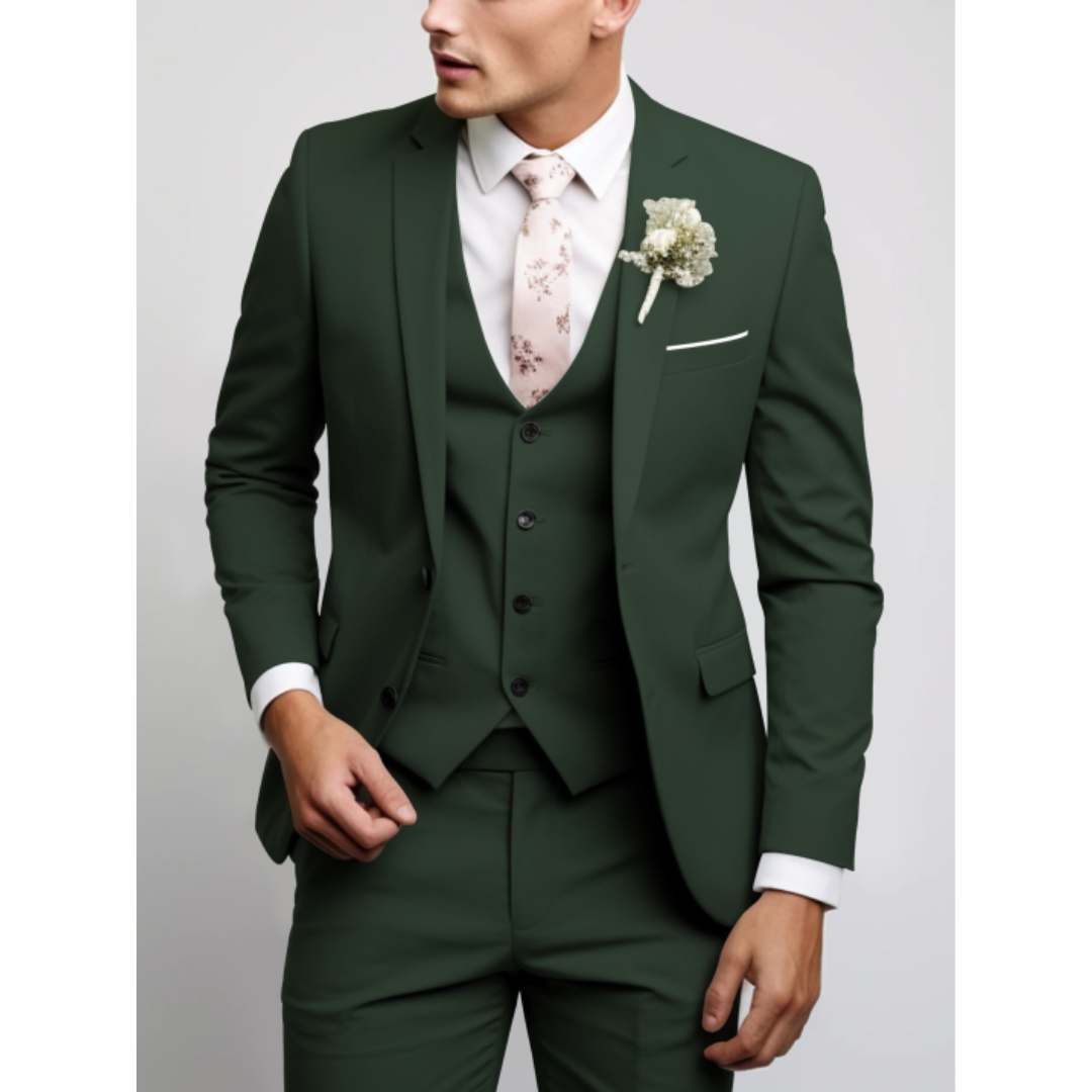 Adrian | Men's Three-Piece Slim-Fit Suit