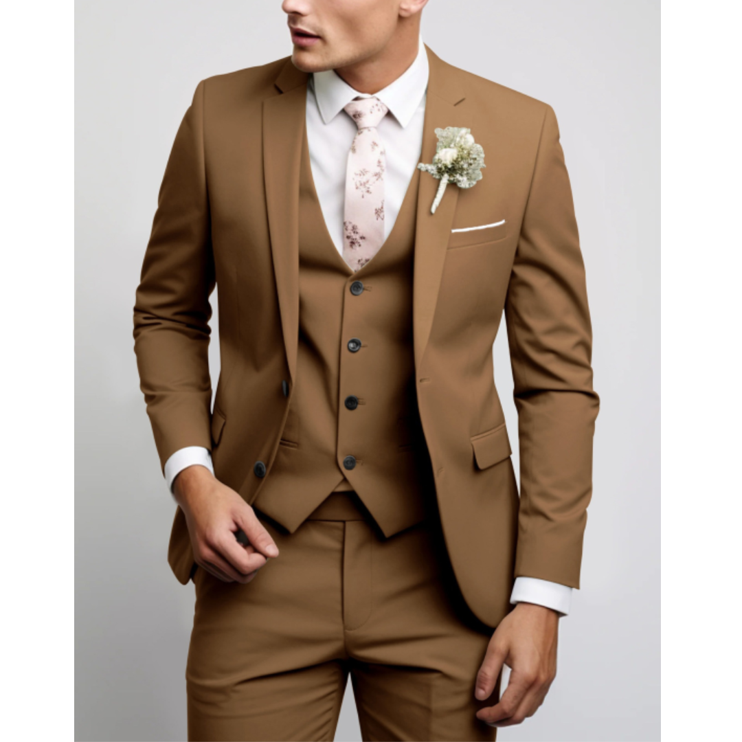 Adrian | Men's Three-Piece Slim-Fit Suit