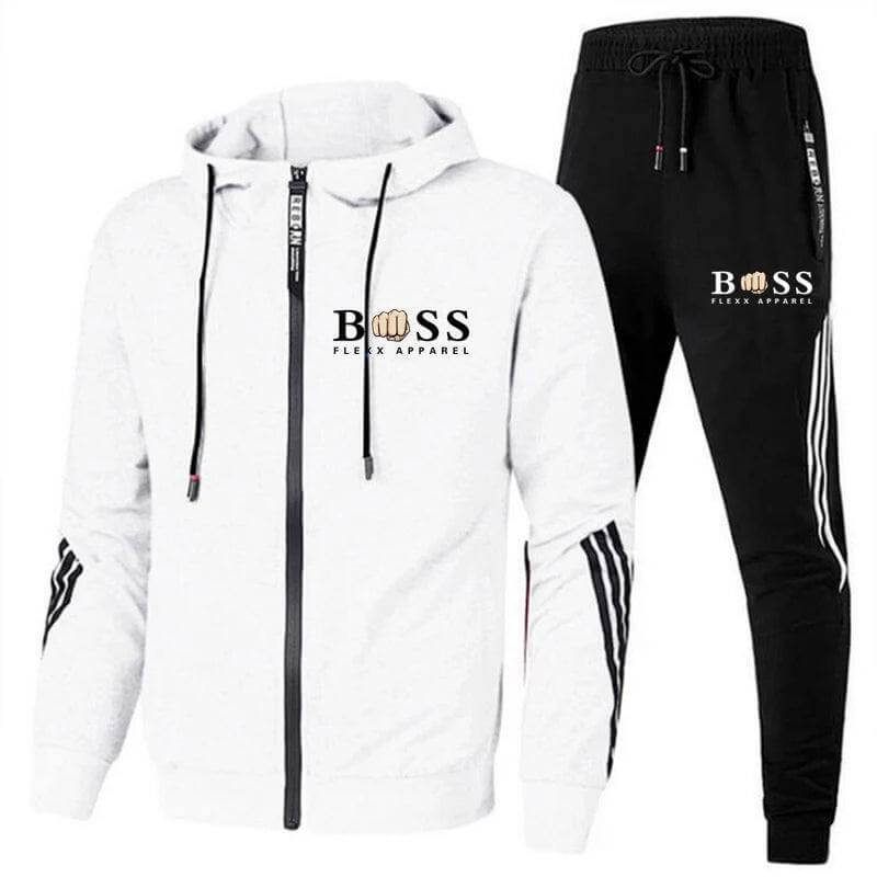 Dylan | Men's Stripe Hoodie And Sweatpant Set