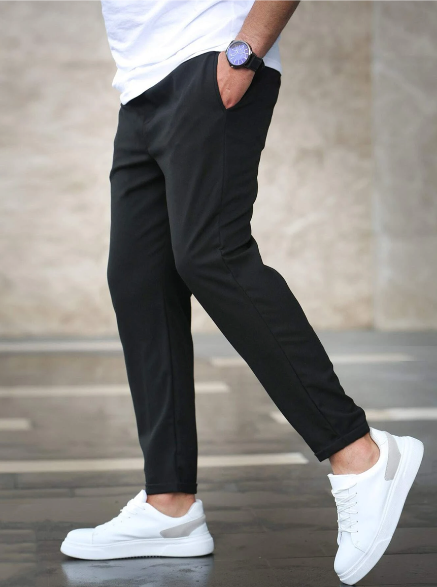 Nathan | Men's Slim-Fit Casual Trousers