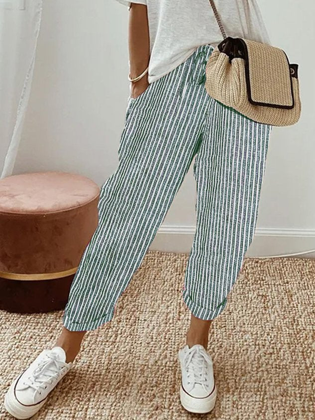 Sofia | Women's Drawstring Linen Pants