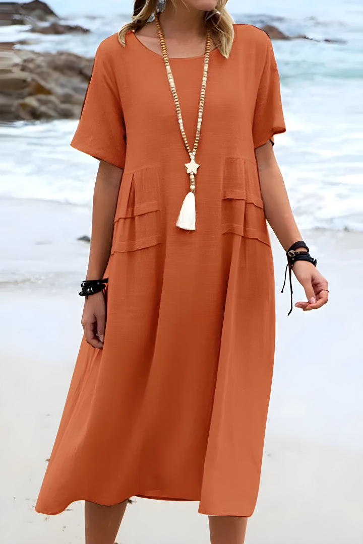 Savannah | Women's Loose Beach Midi Dress