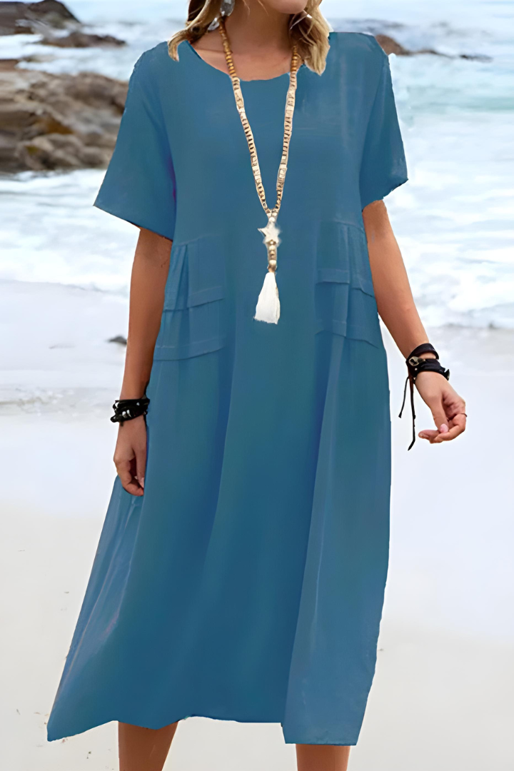 Savannah | Women's Loose Beach Midi Dress
