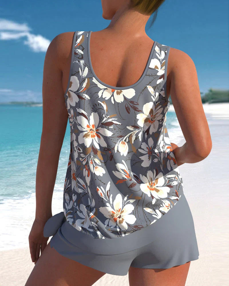 Paisley | Women's Sleeveless Two Piece Tankini Set