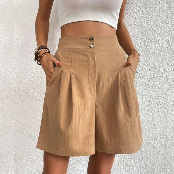 Harper | Women's High Waist Bermuda Shorts