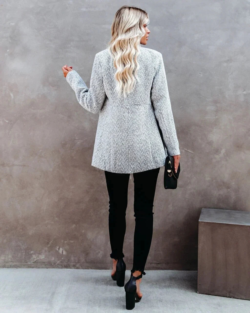 Adeline | Women's Open-Front Wool Overcoat