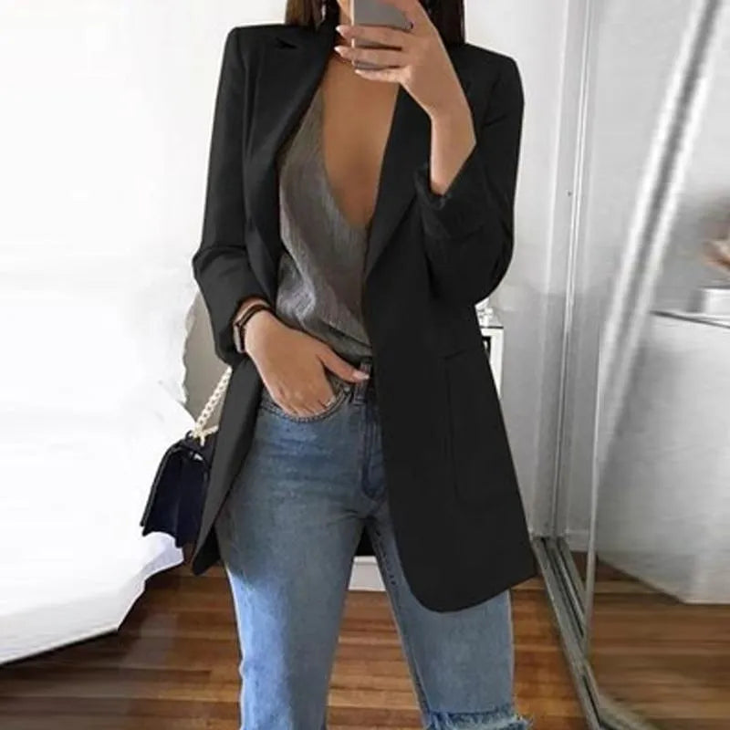 Blair | Women's Open Front Long Sleeve Blazer