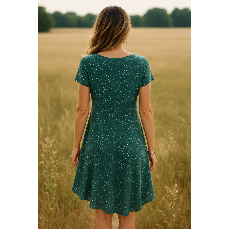 Lila | Women's Polka Dot Bohemian Summer Dress