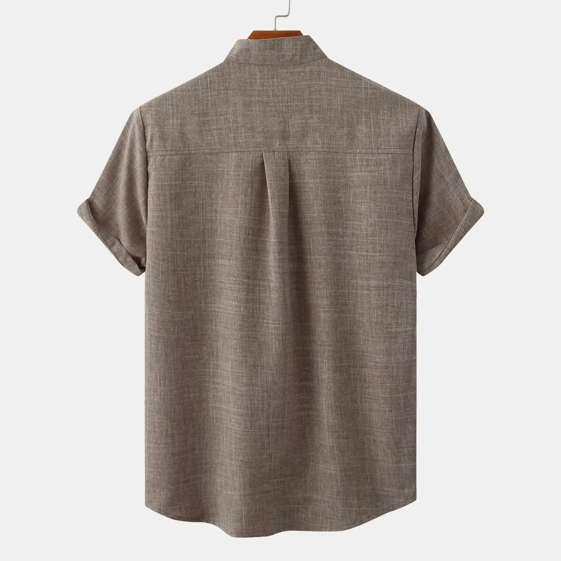 Liam | Men's Stand Collar Casual Button Shirt