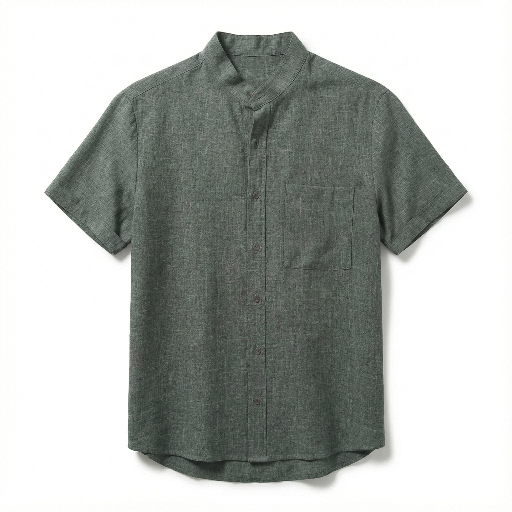 Liam | Men's Stand Collar Casual Button Shirt