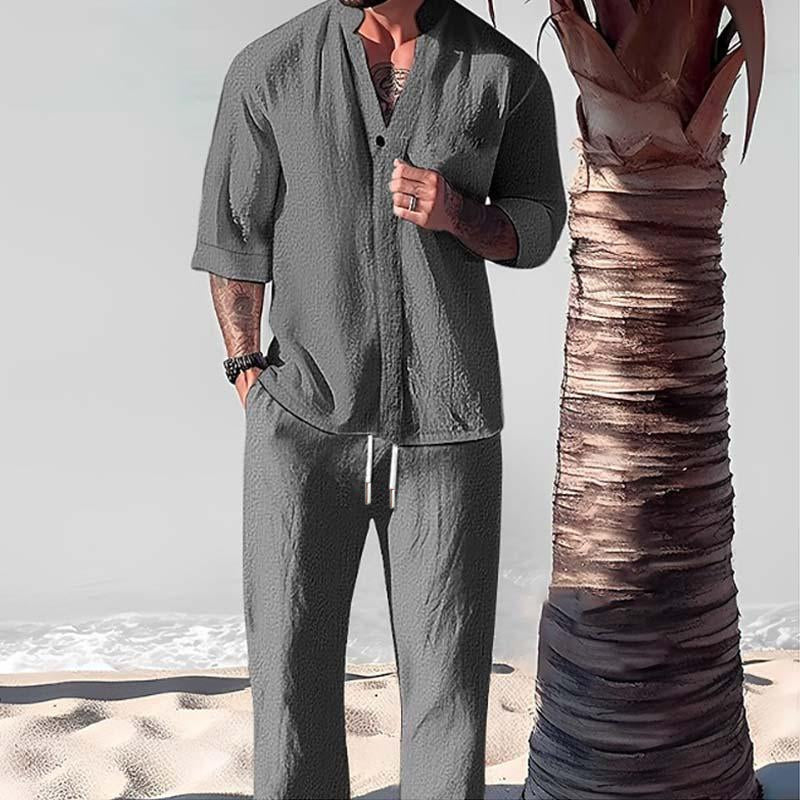 Lucas | Men's Cotton-Linen Lounge Set