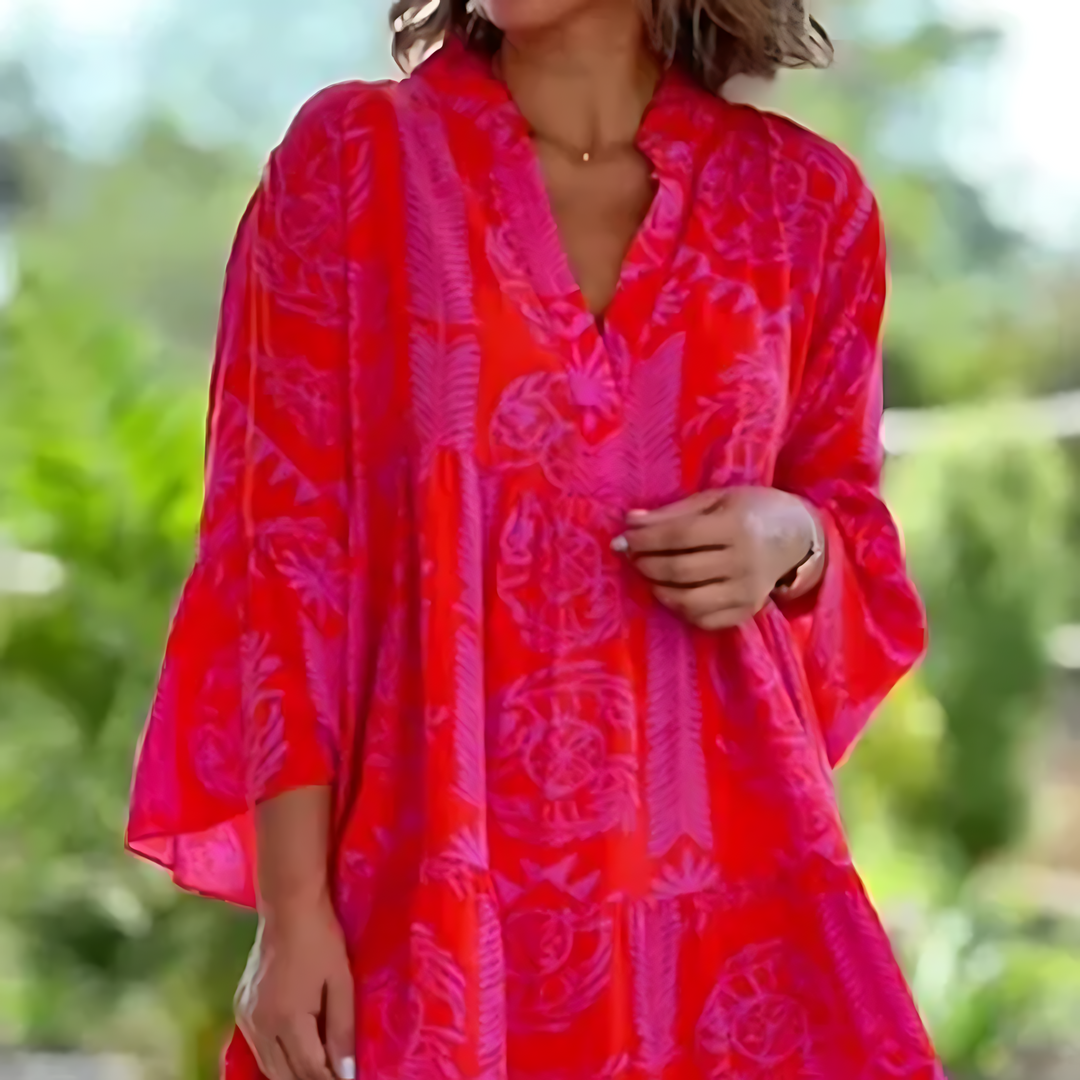 Lila | Women's Floral Tiered Summer Dress
