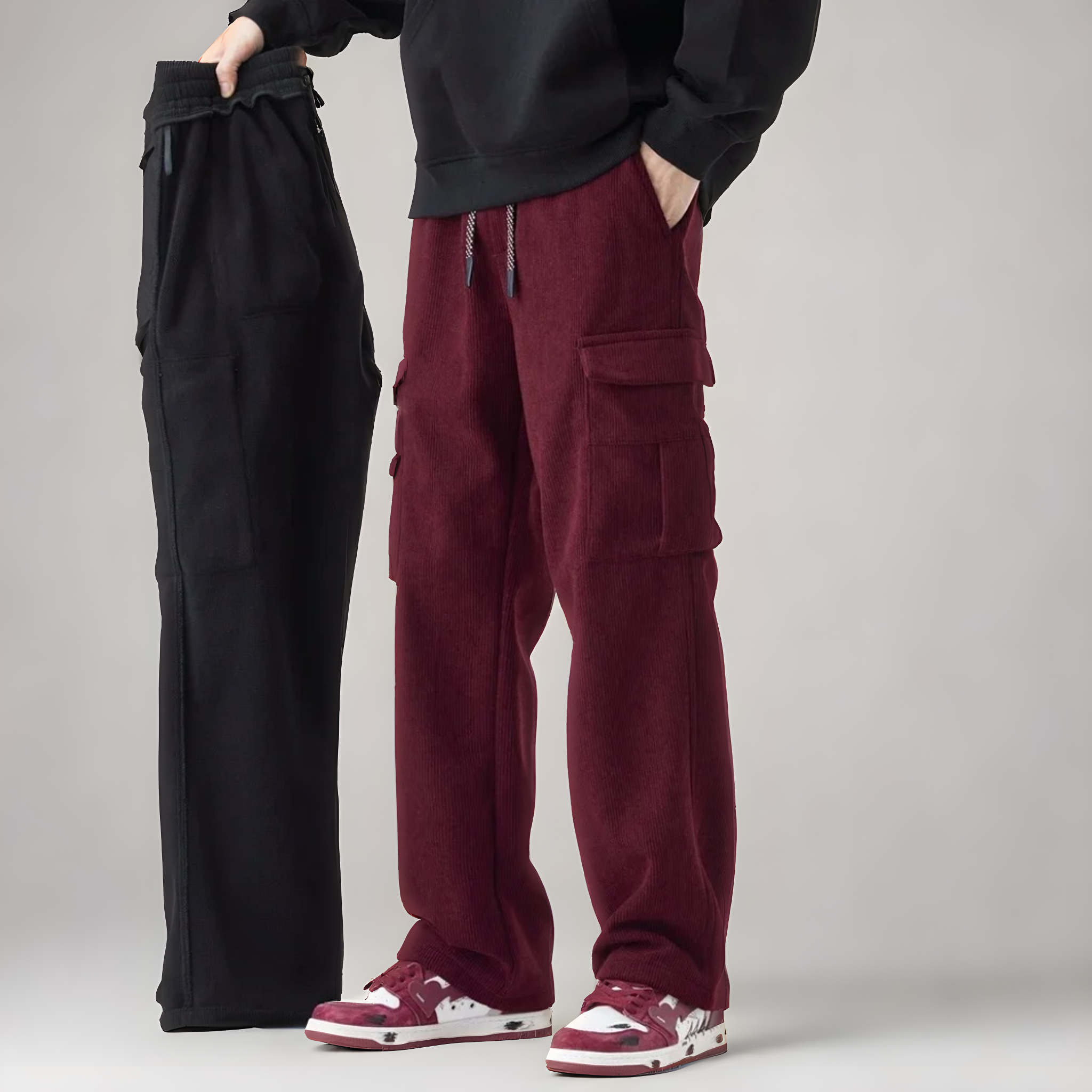 Marcus | Men's Drawstring Cargo Sweatpants