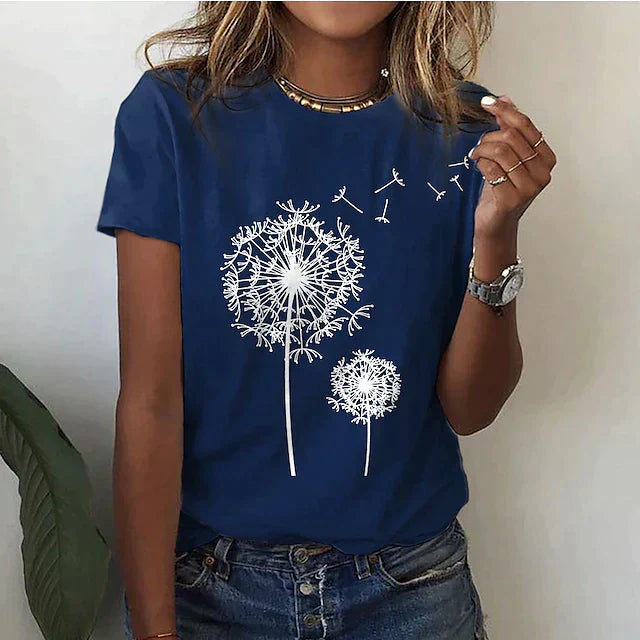 Emma | Women's Crew Neck Graphic T-Shirt