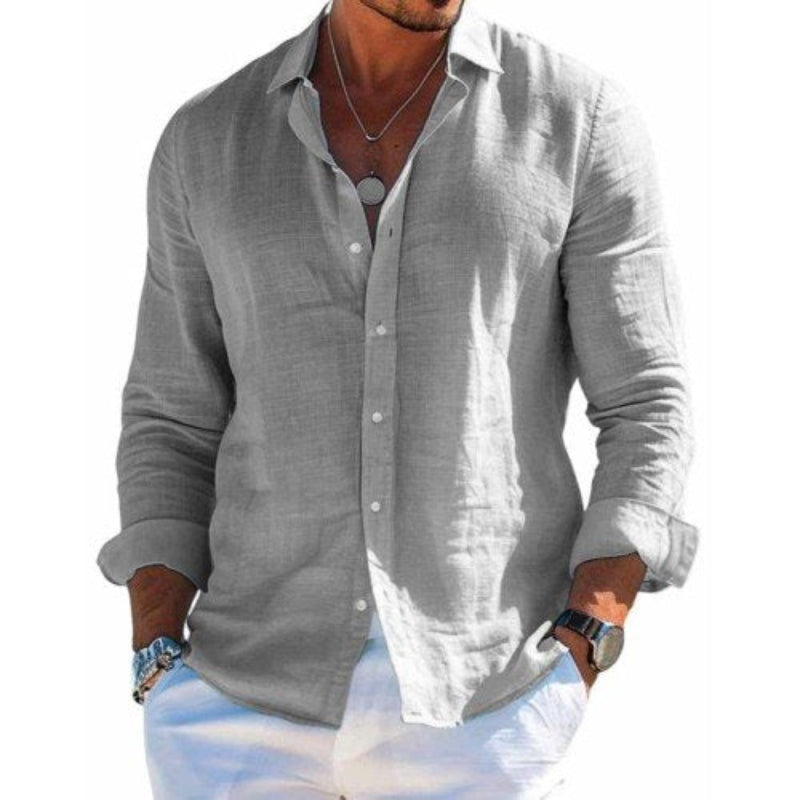 Noah | Men's Linen Button-Down Shirt