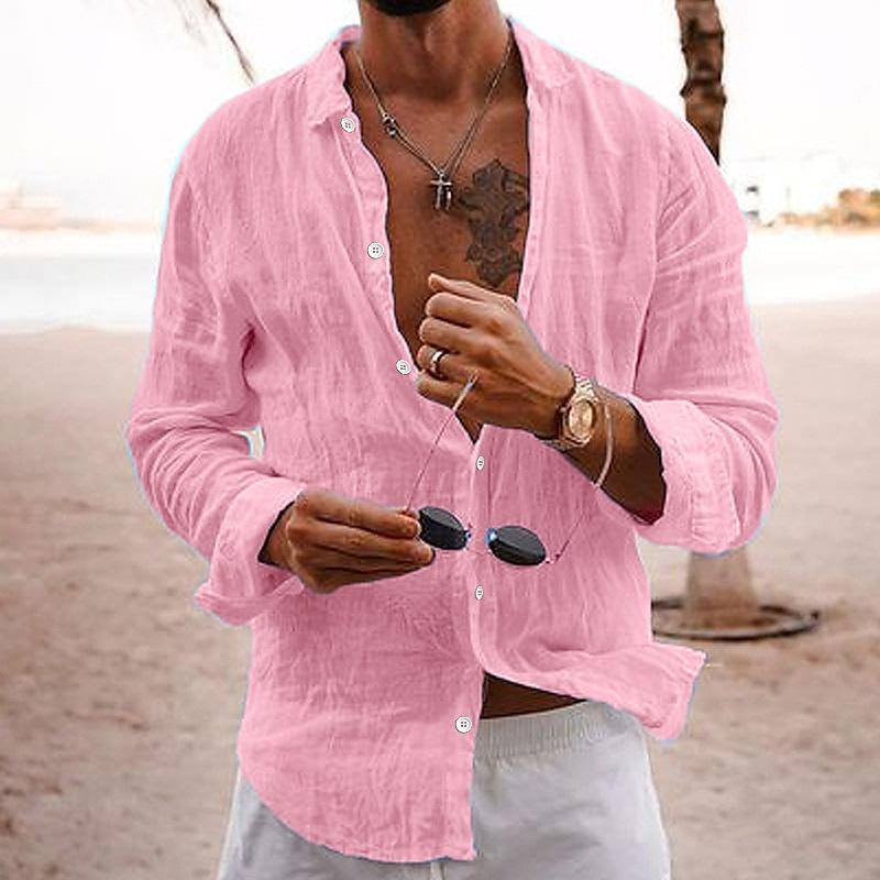 Noah | Men's Button-Up Linen Shirt